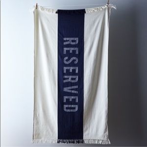 Blue Turkish Towel “Reserved”